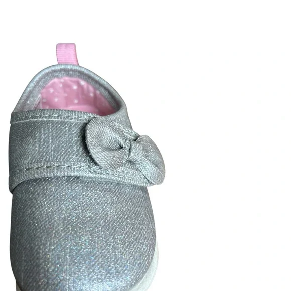 Carters silver metallic baby sneaker - Picture 2 of 3